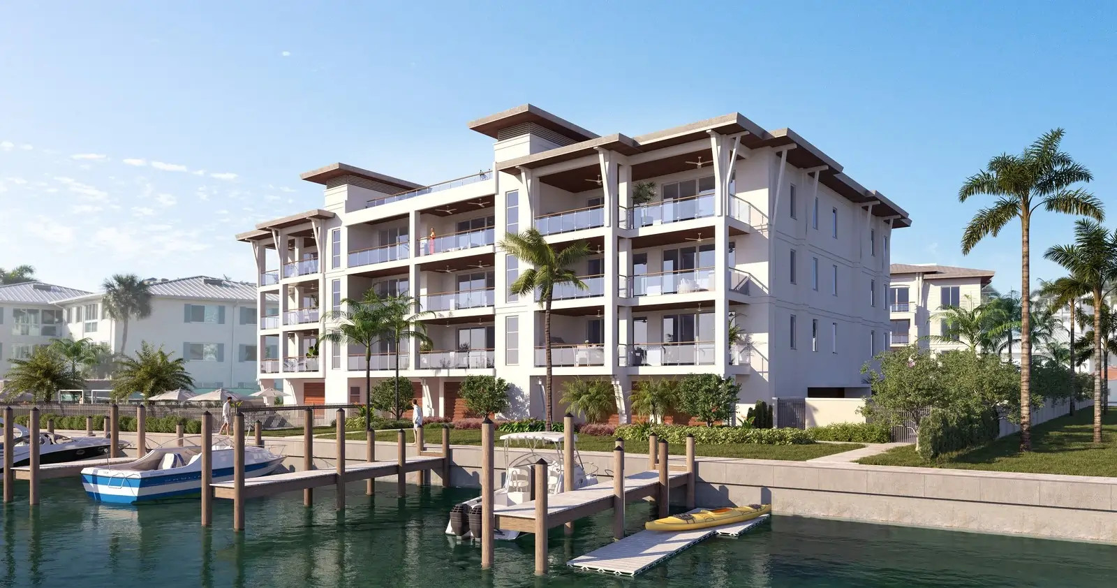 2020 Gulf Shore luxury condominium building in The Moorings Naples Florida