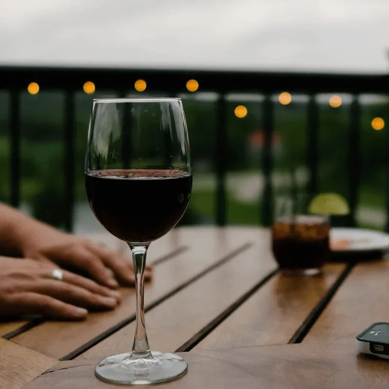 Golf Benefits In Grey Oaks Wine Glass
