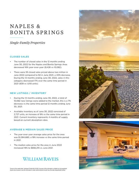 Naples Bonita Springs Real Estate Luxury Market Report June 2022 Page 2