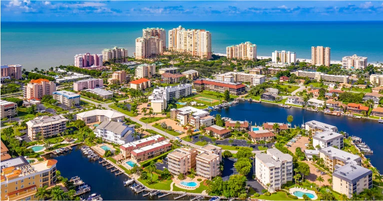 Marco Island Aerial Stock Photography
