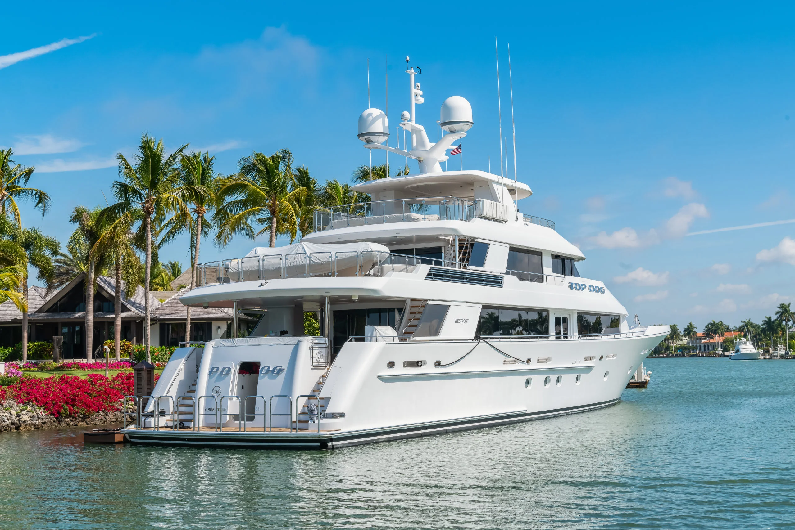 Naples Boat Backyard Dock