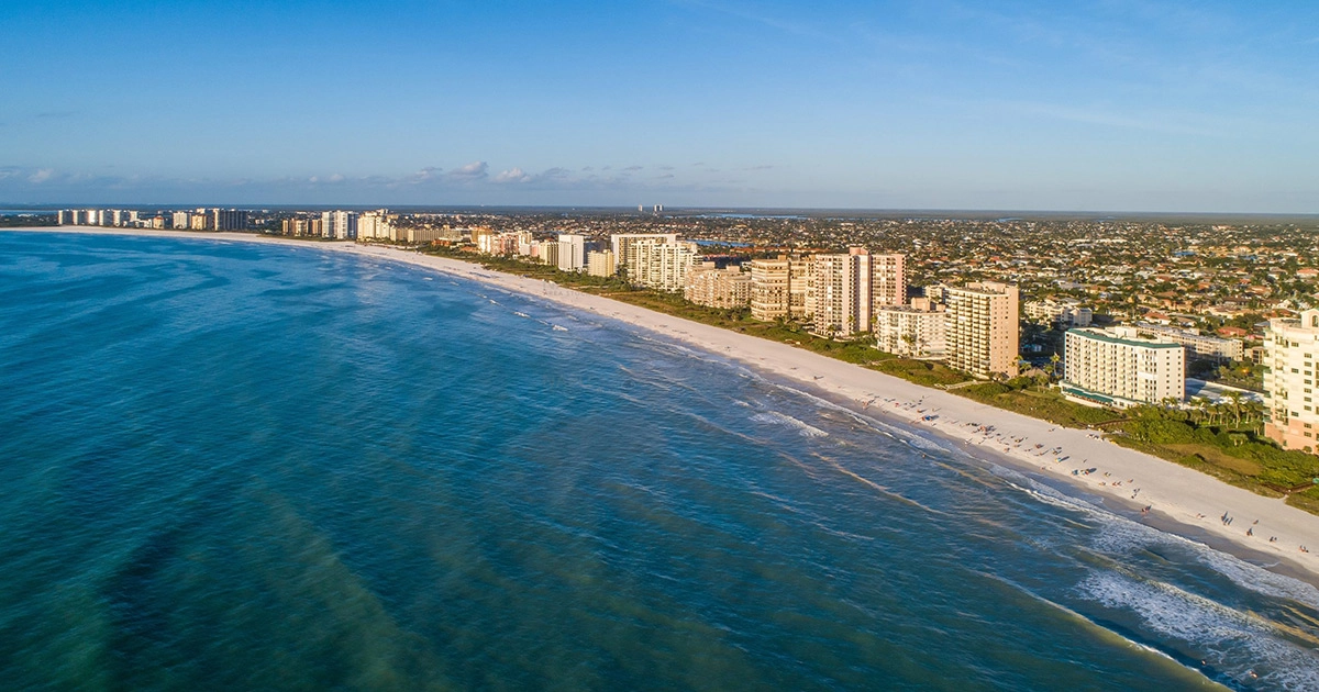Marco Island Beaches Beachfront Home Marco Island's Blue Water and Sandy Beach
