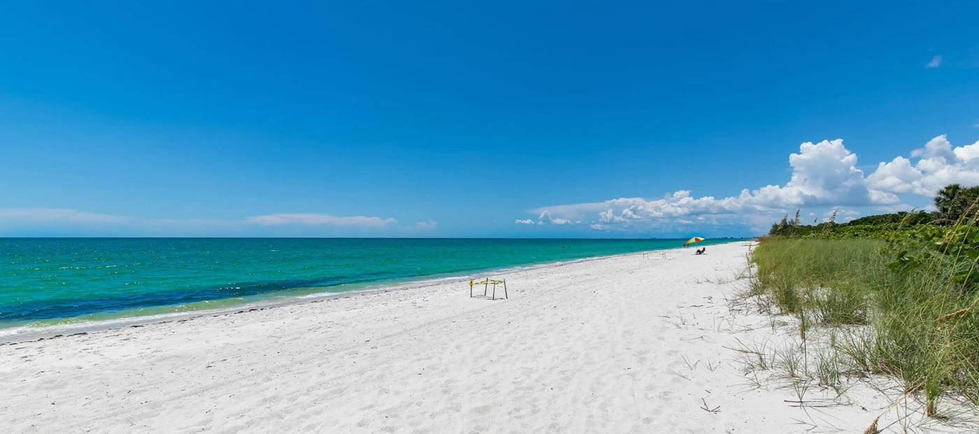 Naples, Florida Sandy Beachfront 