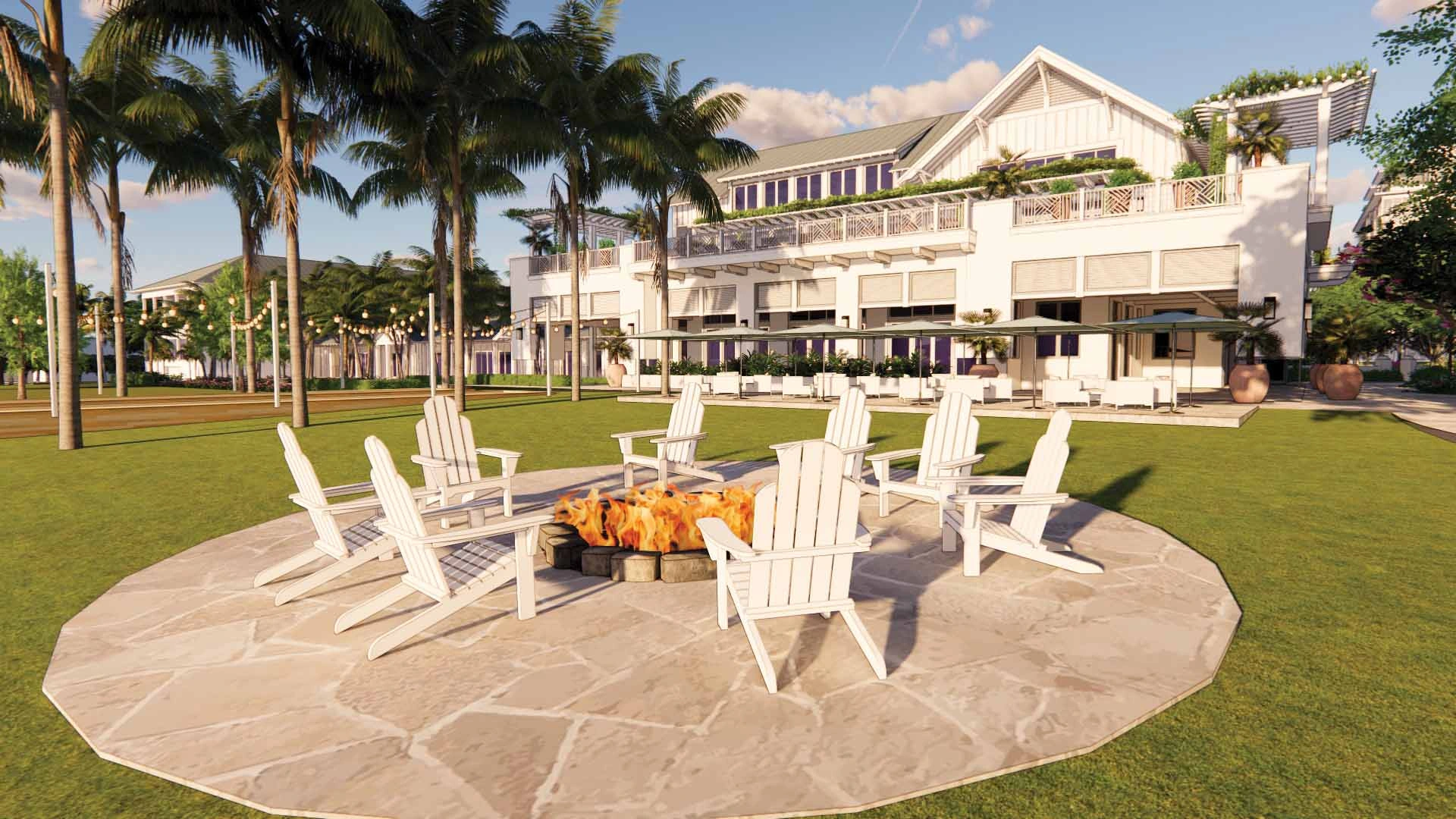 Naples Beach Club firepit