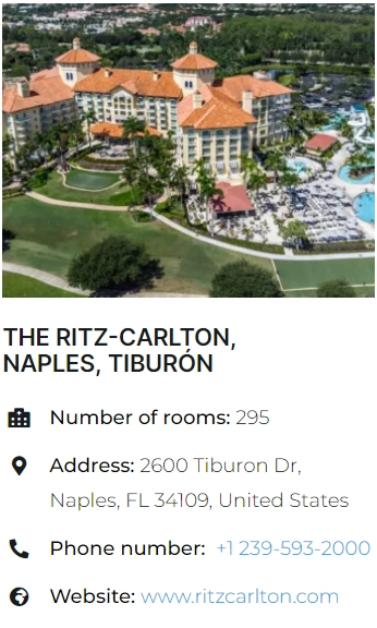 THE RITZ-CARLTON NAPLES TIBURON