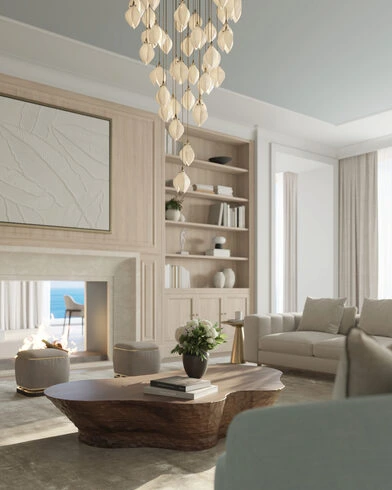 Olana Naples Residences living room interior Naples Florida