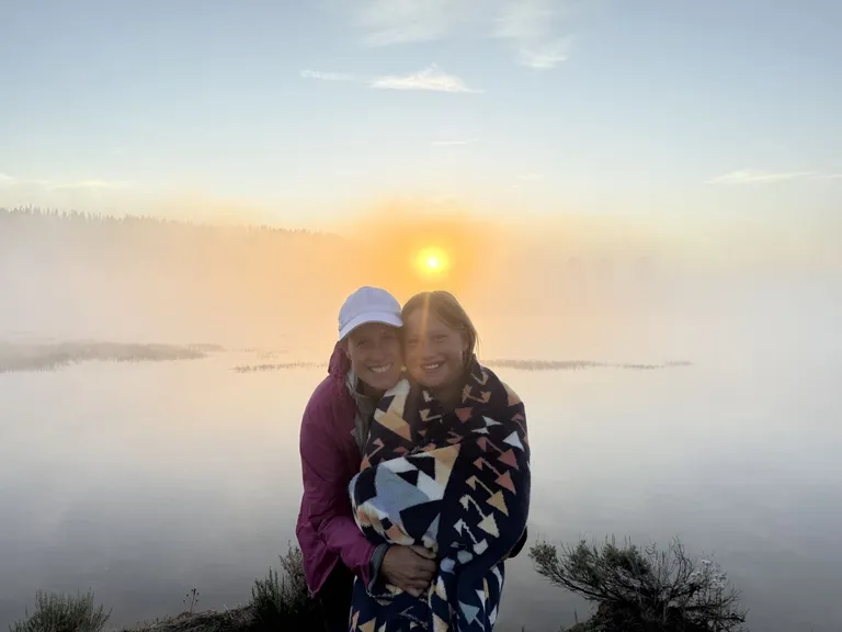 Montana Brown Family Yellowstone Sunrise