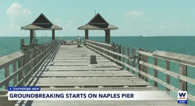 naples officials hold groundbreaking ceremony for hurricane damaged pier