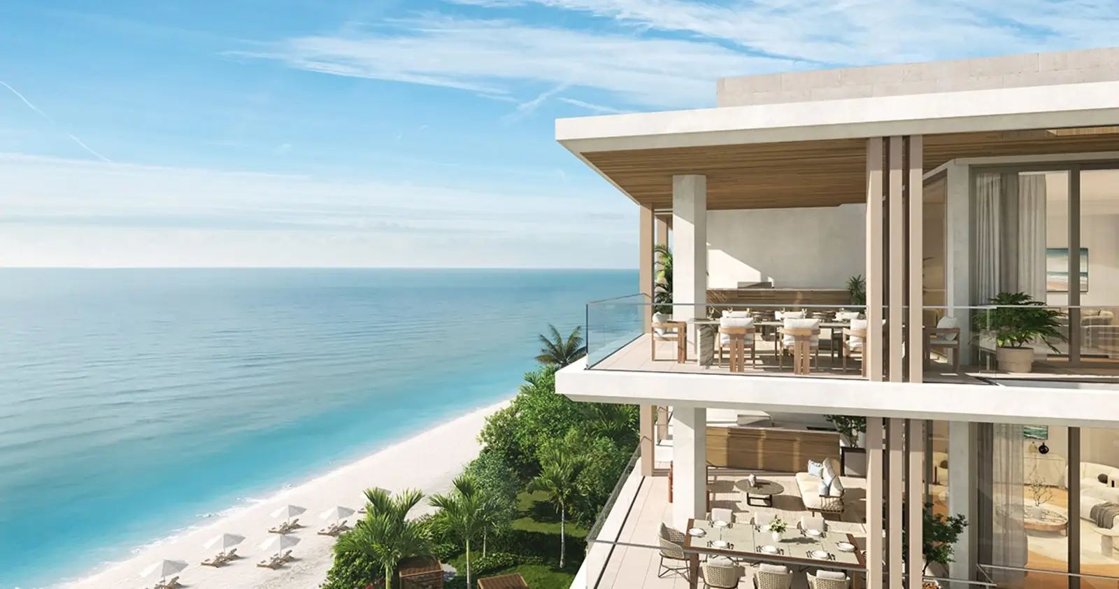 Olana Naples Residences Gulf-front luxury condo building Coquina Sands Naples Florida