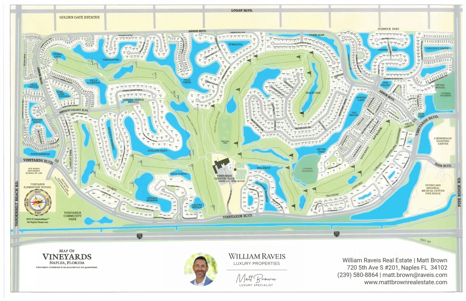 Vineyards map