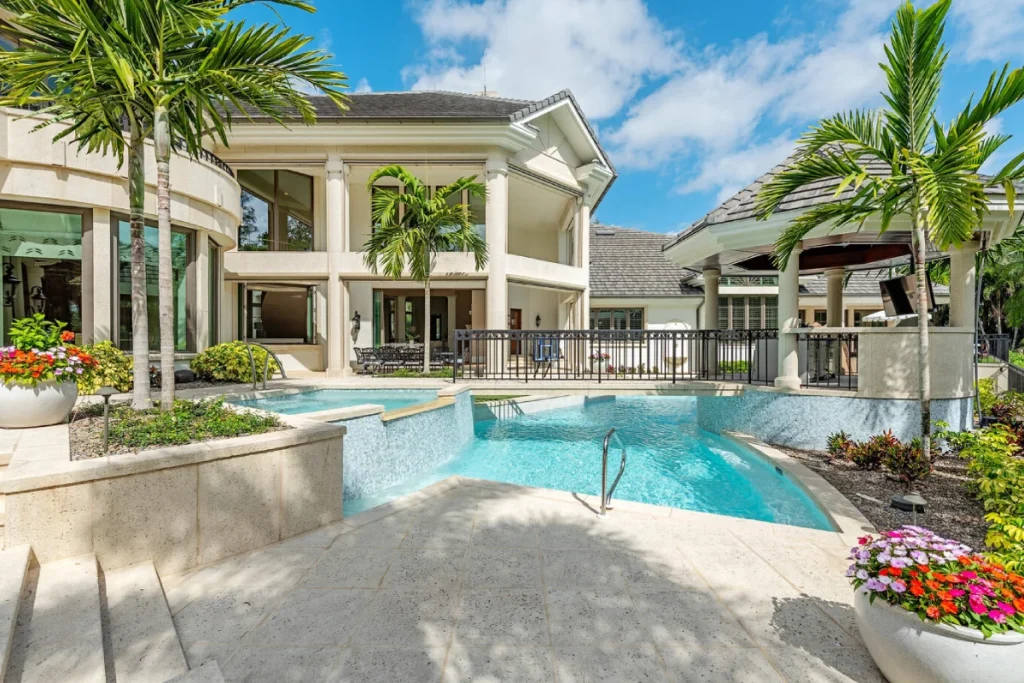 4300 Brynwood DR, Naples 4300 Brynwood Drive resort-style pool and spa Quail West Naples FL Matt Brown Real Estate Quail West Naples FL Matt Brown Real Estate