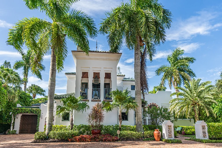 Aqualane Shores canal view home Naples Florida